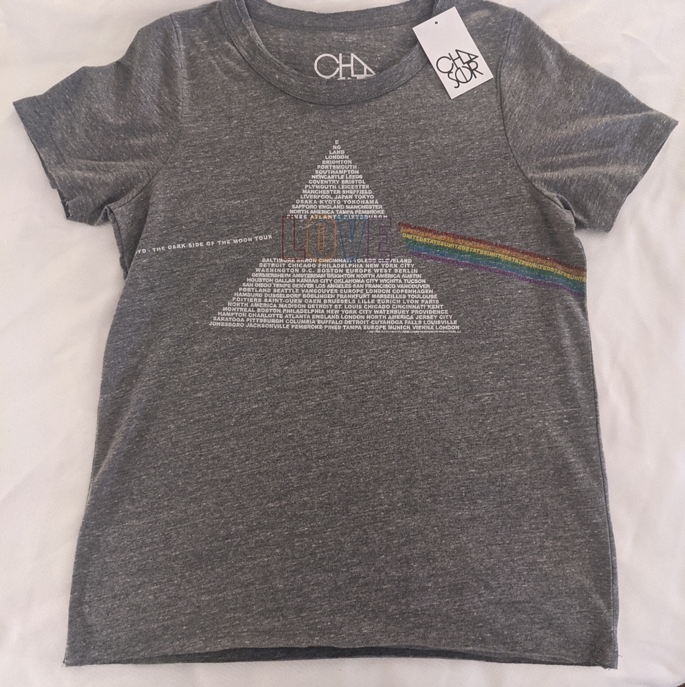 CHASER Pink Floyd Grey Graphic Tee